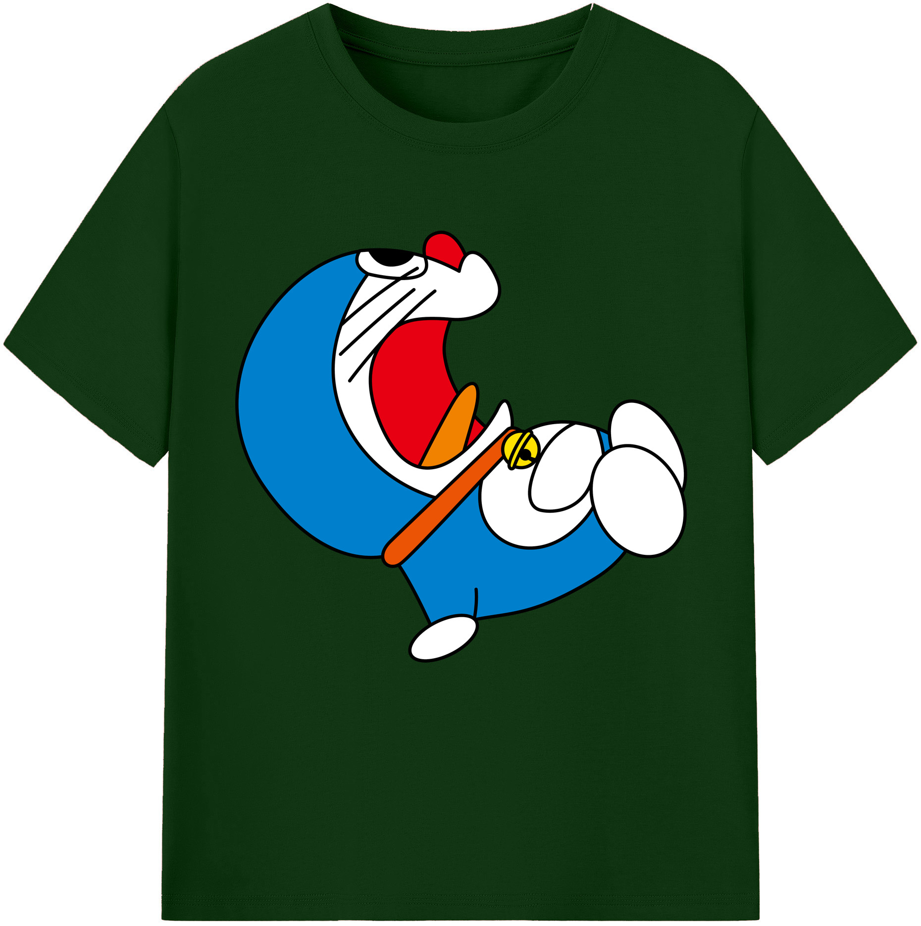 （画像用） ドラえもん Doraemon 綿100％半袖Tシャツ（フロントプリント）